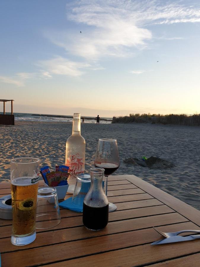 T2 cabine Les YUCCAS à 200 m de la plage Rive Droite Camargue Village idéal 4 pers Le Grau-du-Roi Extérieur photo